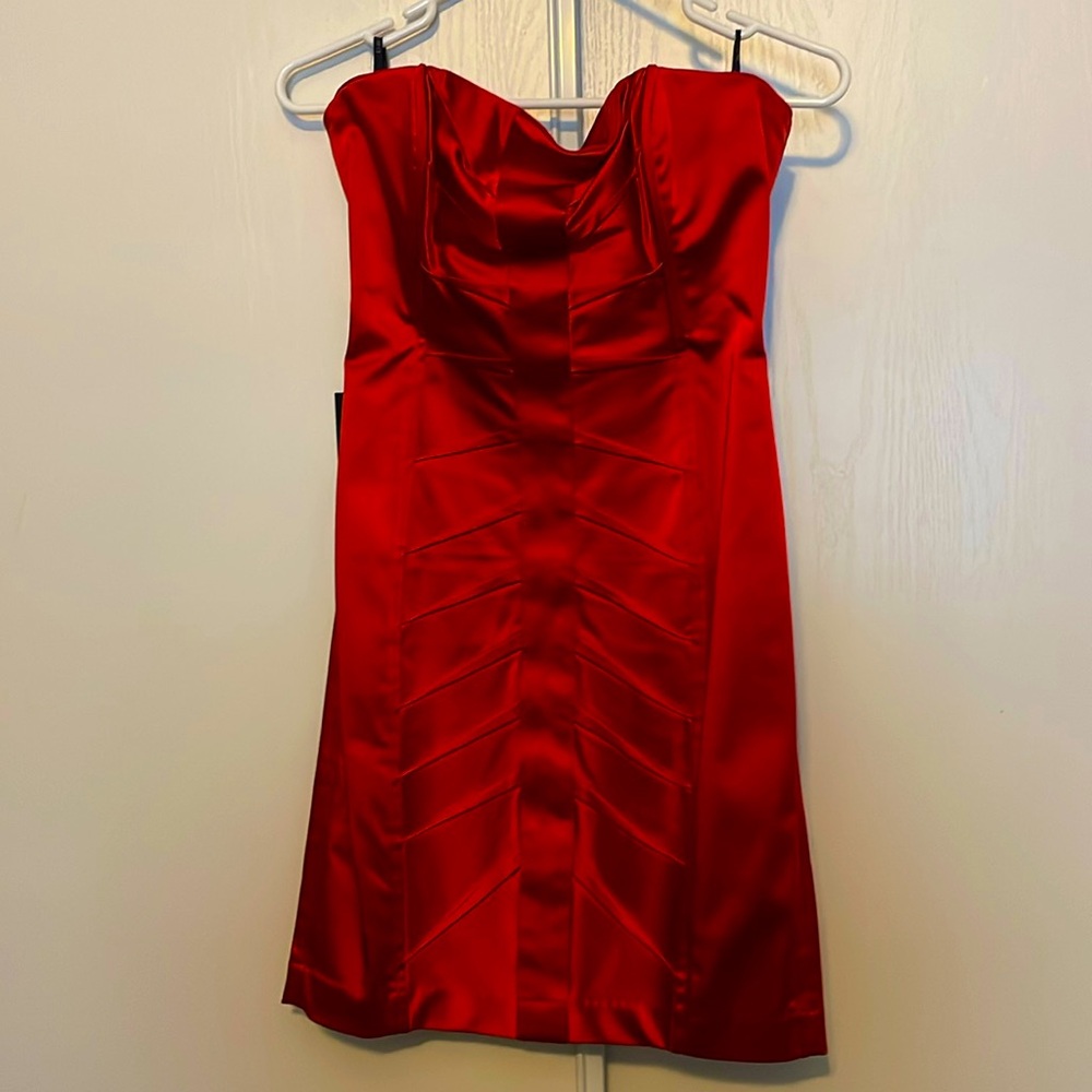 Bebe satin dress
